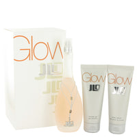 Glow for Women by Jennifer Lopez EDT Spray 3.4 oz + Lotion + Shower Gel Set