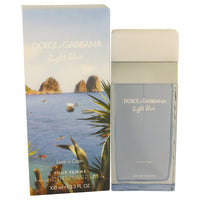 Light Blue Love in Capri for Women by Dolce & Gabbana EDT Spray 3.4 oz