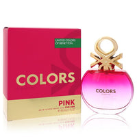 Colors Pink for Women by Benetton Eau De Toilette Spray 2.7 oz