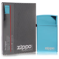 Zippo Blue for Men Eau De Toilette Refillable Spray 1.0 oz