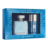 Azzaro Chrome for Men EDT Spray 1.7 oz + Deodorant Set