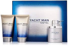 Yacht Man Metal for Men 3 pc Fragrance Set