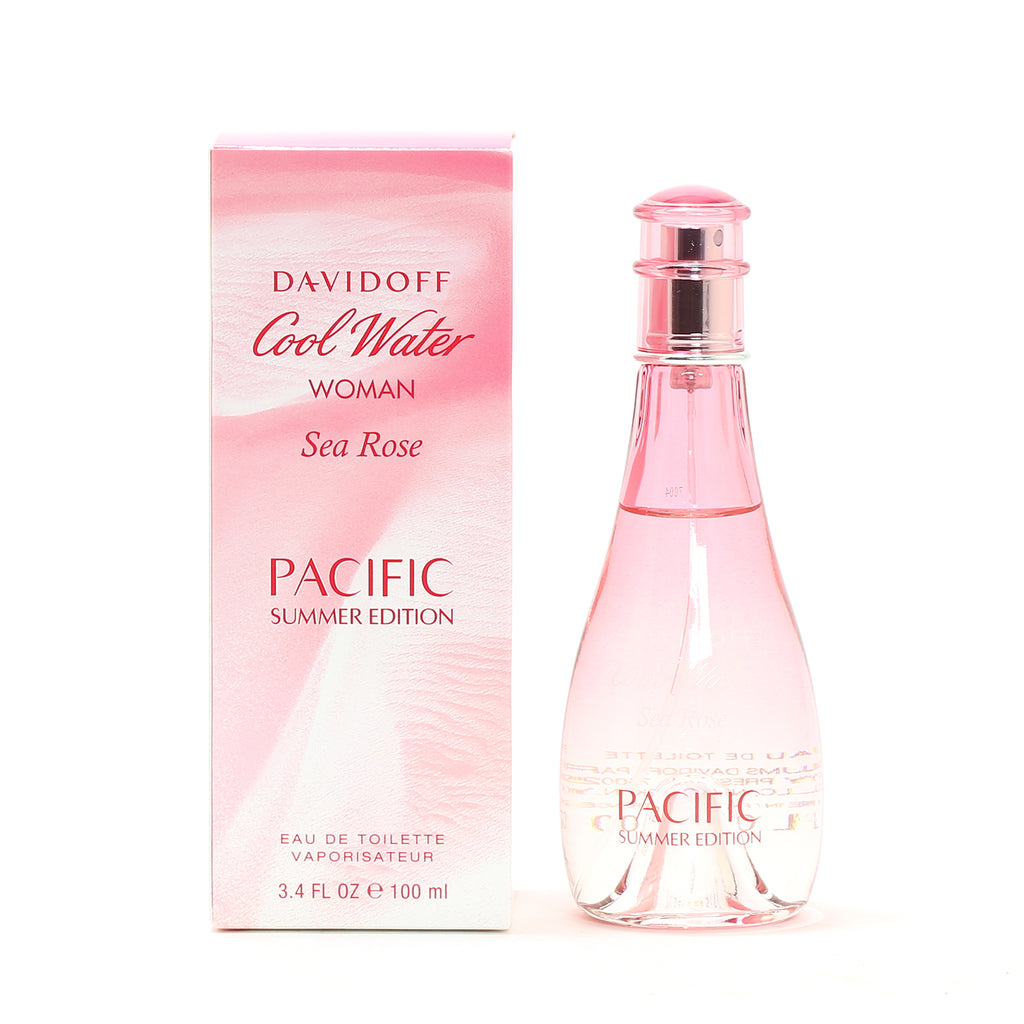 Cool Water Sea Rose Pacific Summer by Davidoff EDT Spray 3.4 oz - Cosmic-Perfume