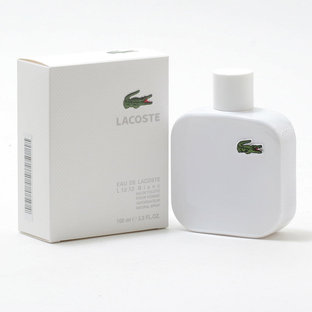 Eau De Lacoste L.12.12 Blanc for Men EDT Spray 3.3 oz - Cosmic-Perfume