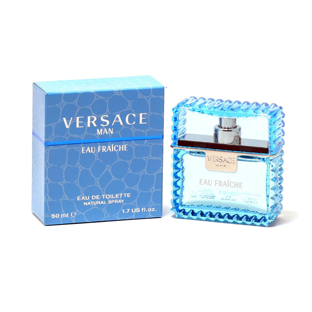 Versace Man Eau Fraiche for Men EDT Spray 1.7 oz - Cosmic-Perfume