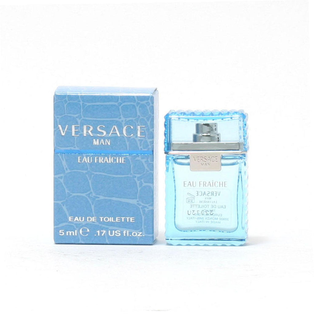 Versace Man Eau Fraiche for Men EDT Splash Miniature 0.17 oz - Cosmic-Perfume