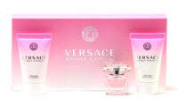 Versace Bright Crystal EDT Miniature Splash 0.17 oz + Lotion + Gel Set