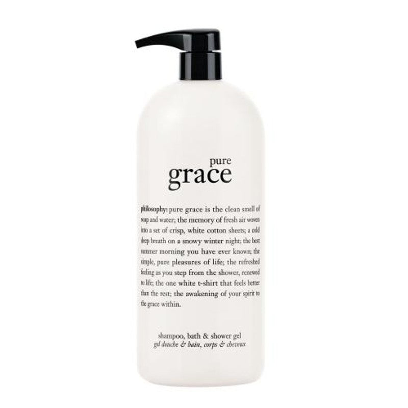 Pure Grace for Women by Philosophy Shampoo Bath & Shower Gel Pump 32 oz