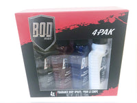 BOD Man for Men (with World Class) Fragrance Body Sprays 4 pc Gift Set