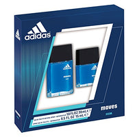 Adidas Moves Him for Men by Adidas EDT Spray 1.0 oz + EDT 0.5 oz Spray 2 pc Gift Set - Cosmic-Perfume