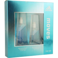 Adidas Moves for Her for Women EDT Spray 1.0 oz + EDT 0.5 oz Spray - 2 pc GIFT SET - Cosmic-Perfume