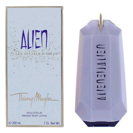 ALIEN for Women by Thierry Mugler Les Rituels D'Or Radiant Body Lotion 7.0 oz / 200 ml - Cosmic-Perfume