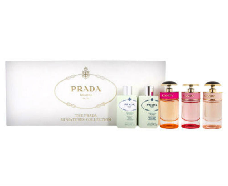 Prada for Women Assorted Fragrance Miniature Collection 5 pc Set - Cosmic-Perfume