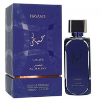 HAYAATI AL MALEKY for Unisex by Lattafa Eau de Parfum Spray 3.4 oz