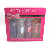 Body Fantasies Signature for Women Assorted Body Spray 1.7 oz x 4 pcs Set