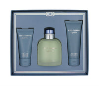 Light Blue Men by Dolce & Gabbana EDT Spray 4.2 oz + Balm + Gel Set
