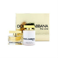 D & G The One for Women by Dolce & Gabbana 2 pc Gift Set: EDP Spray 1.6 oz  + Creamy Bath Milk 6.7 oz - Cosmic-Perfume