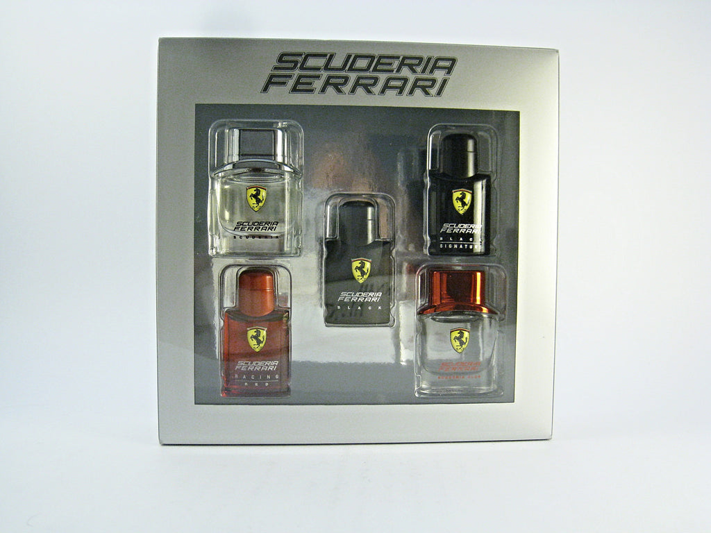 Ferrari for Men Assorted Fragrance Miniatures 0.13 oz x  5pc Set - Cosmic-Perfume