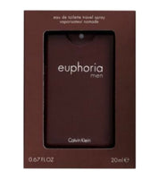Euphoria for Men by Calvin Klein EDT Travel Spray 0.67 oz *Worn Box