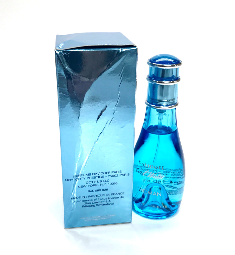 COOL WATER for Women by Davidoff EDT Spray 1.7 oz *Dented Box - Cosmic-Perfume