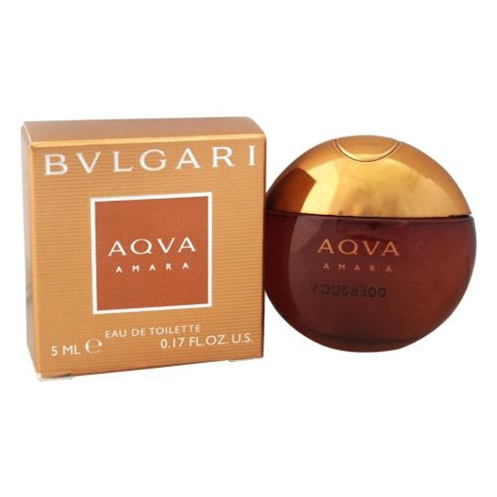 Aqva Amara for Men by Bvlgari EDT Miniature Splash 0.17 oz (New in Box)