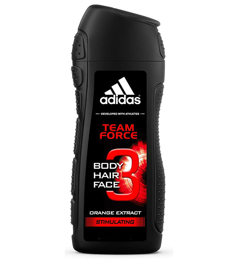 Adidas Team Force for Men Hair Body & Face Gel 16 oz