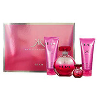 Glam for Women by Kim Kardashian EDP Spray 3.4 oz + Mini + Lotion + Gel  Set