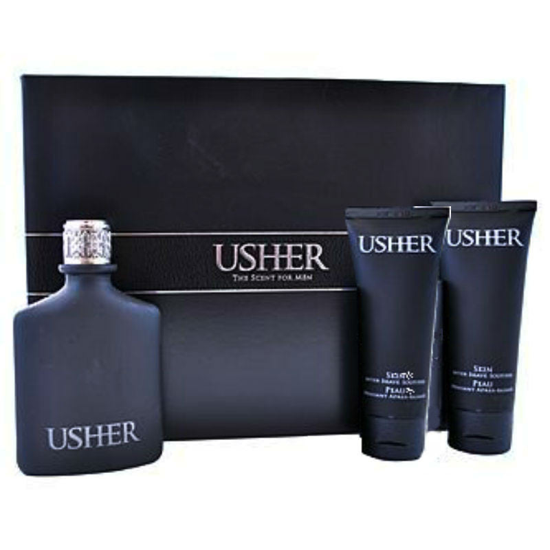 Gift Set Usher He Cologne Usher For Men EDT Spray Oz After Shave