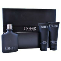 Usher for Men EDT Spray 3.4 oz + After Shave Soother 3.4 + Shower Gel - Gift Set - Cosmic-Perfume