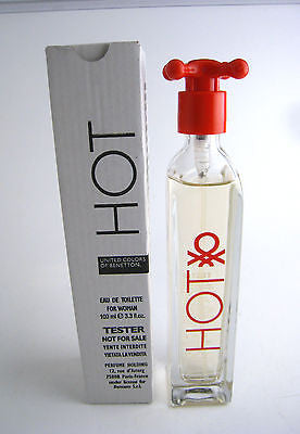 Benetton HOT for Women by Benetton EDT Spray 3.3 oz New in Tester