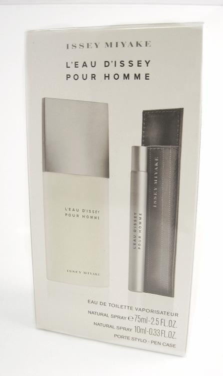 L'EAU D'ISSEY for MEN Issey Miyake EDT Spray 2.5 oz + 0.33 oz Spray - Gift Set - Cosmic-Perfume