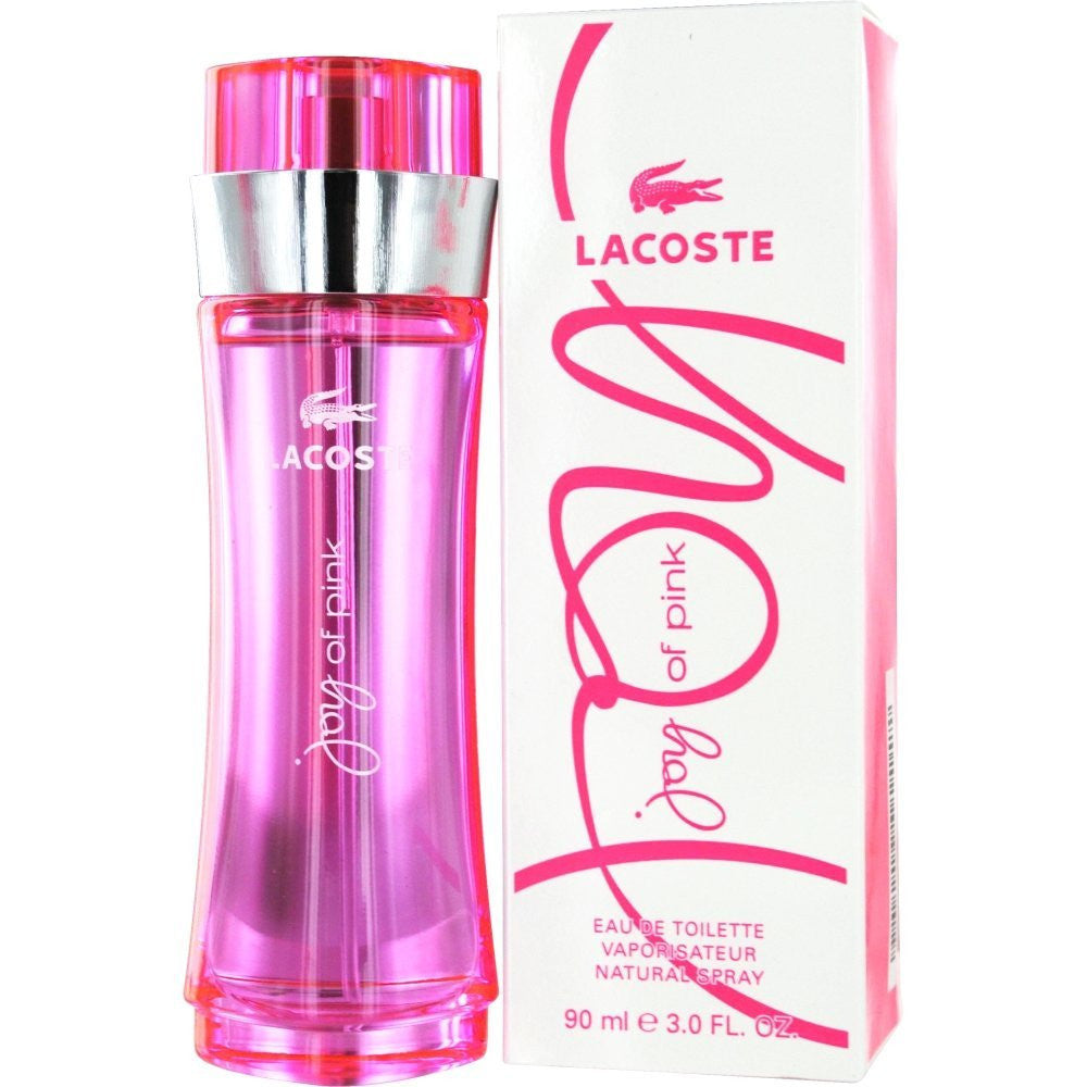 Lacoste Joy of Pink for Women by Lacoste EDT Spray 3.0 oz - Cosmic-Perfume