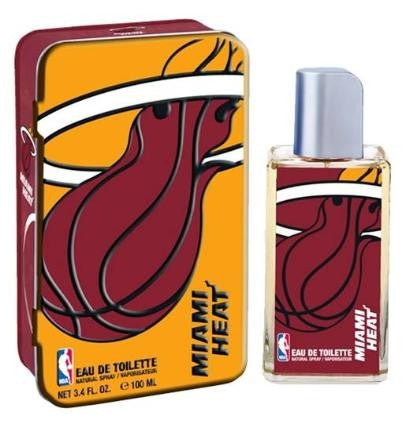 Miami Heat NBA for Men EDT Spray 3.4 oz (New in Tin) - Cosmic-Perfume
