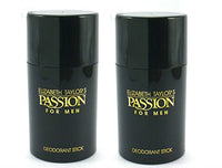 Passion for Men by Elizabeth Taylor Deodorant Stick 2.6 oz (Pack of 2) - Cosmic-Perfume
