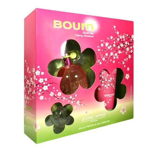 Boum Green Tea Cherry Blossom for Women by Jeanne Arthes EDP Spray