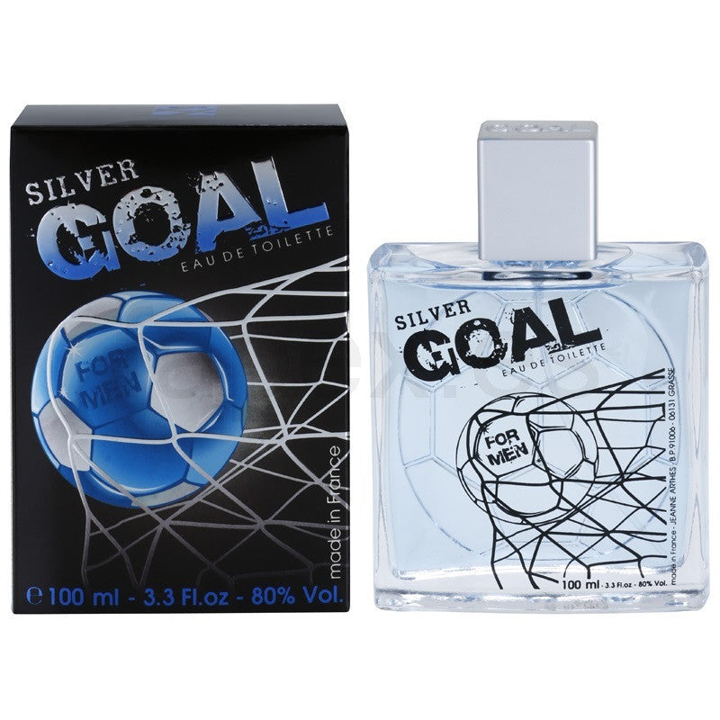 Silver Goal for Men by Jeanne Arthes EDT Spray 3.3 oz - Cosmic-Perfume