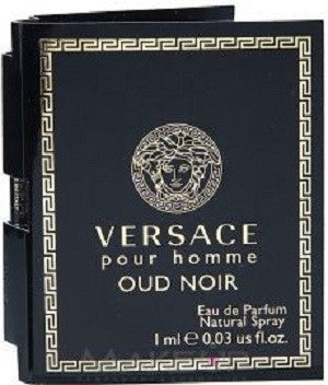 Versace pour Homme OUD NOIR for Men by Versace EDP Vial Sample Spray 0.03 oz - Cosmic-Perfume